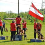 FCI-IFH V : 1. Katharina Kribernegg (A) mit Styrian Spirit Nyssa / 2. Barbara Sprenger (CH) mit Undaro von Happyparadise / 3. Monika Eberhardt (A) mit The Strong Hero Ebby 7383