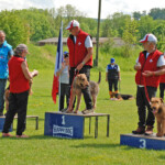FCI-IGP 3: 1. Rang / Weltmeister IGP: Edi Suter (CH) mit Zino vom Haus Schirmer / 2. Rang: André Soto (F) mit Lorelei von Erikson / 3. Rang: Daniel Widmer (CH) mit Baro vom Haus Schirmer 7413