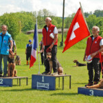 FCI-IGP 3: 1. Rang / Weltmeister IGP: Edi Suter (CH) mit Zino vom Haus Schirmer / 2. Rang: André Soto (F) mit Lorelei von Erikson / 3. Rang: Daniel Widmer (CH) mit Baro vom Haus Schirmer 7418