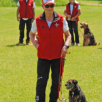 FCI-IFH 1: im Rang: Klara Flückiger (CH - SCFT) mit Cady-Cia vom Schmittenweiher (Border) 7388